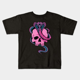 Cobra skull Kids T-Shirt